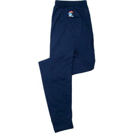 NATIONAL SAFETY APPAREL National Safety Apparel Flame Resistant Control 2.0 Long Underwear, S, Navy U52FKSRSM